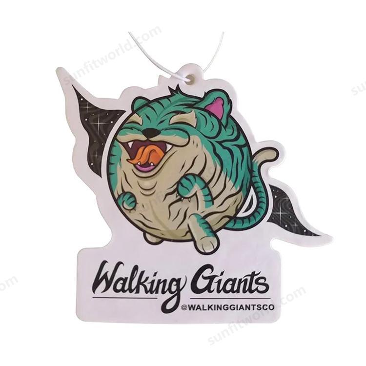 Custom Air Freshener Car Hang Scent Logo Freshener With Header Card Option