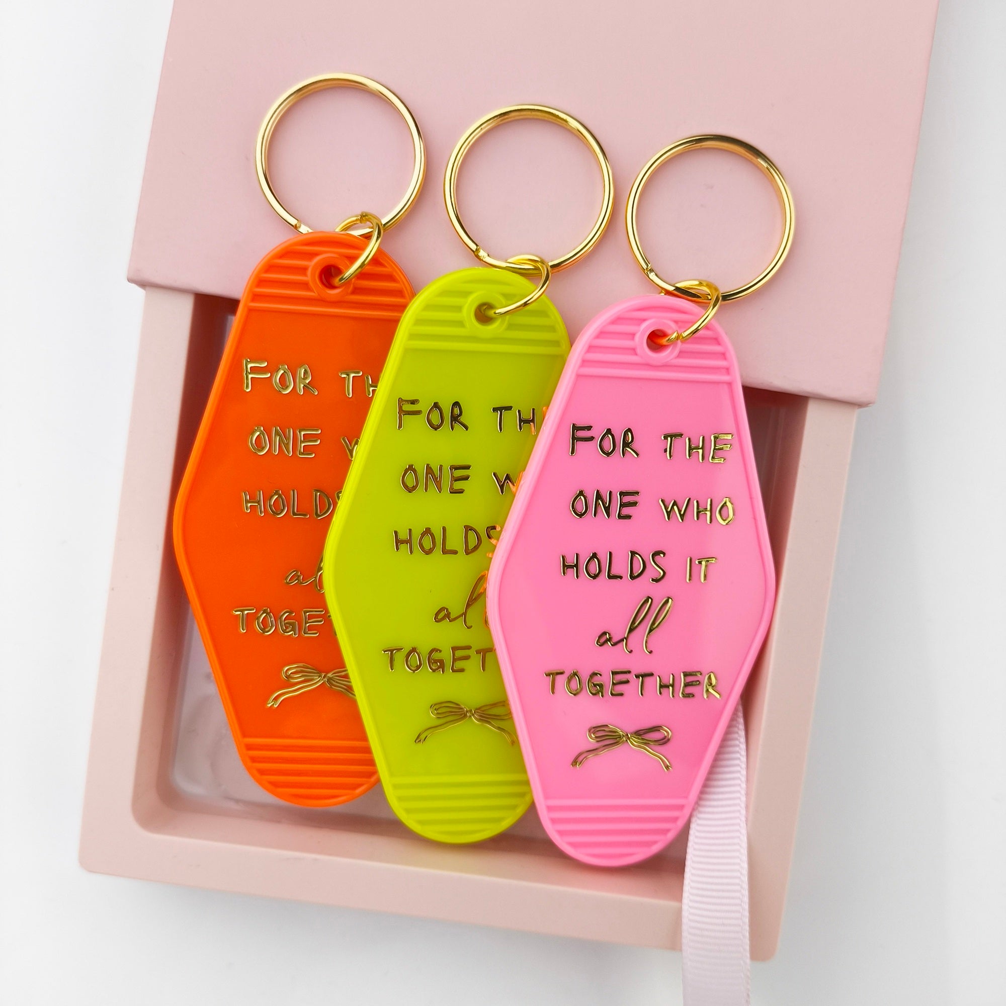 Personalized Gold Foil Keychains Key Tag | Designer Keychain Logo Keychain Product