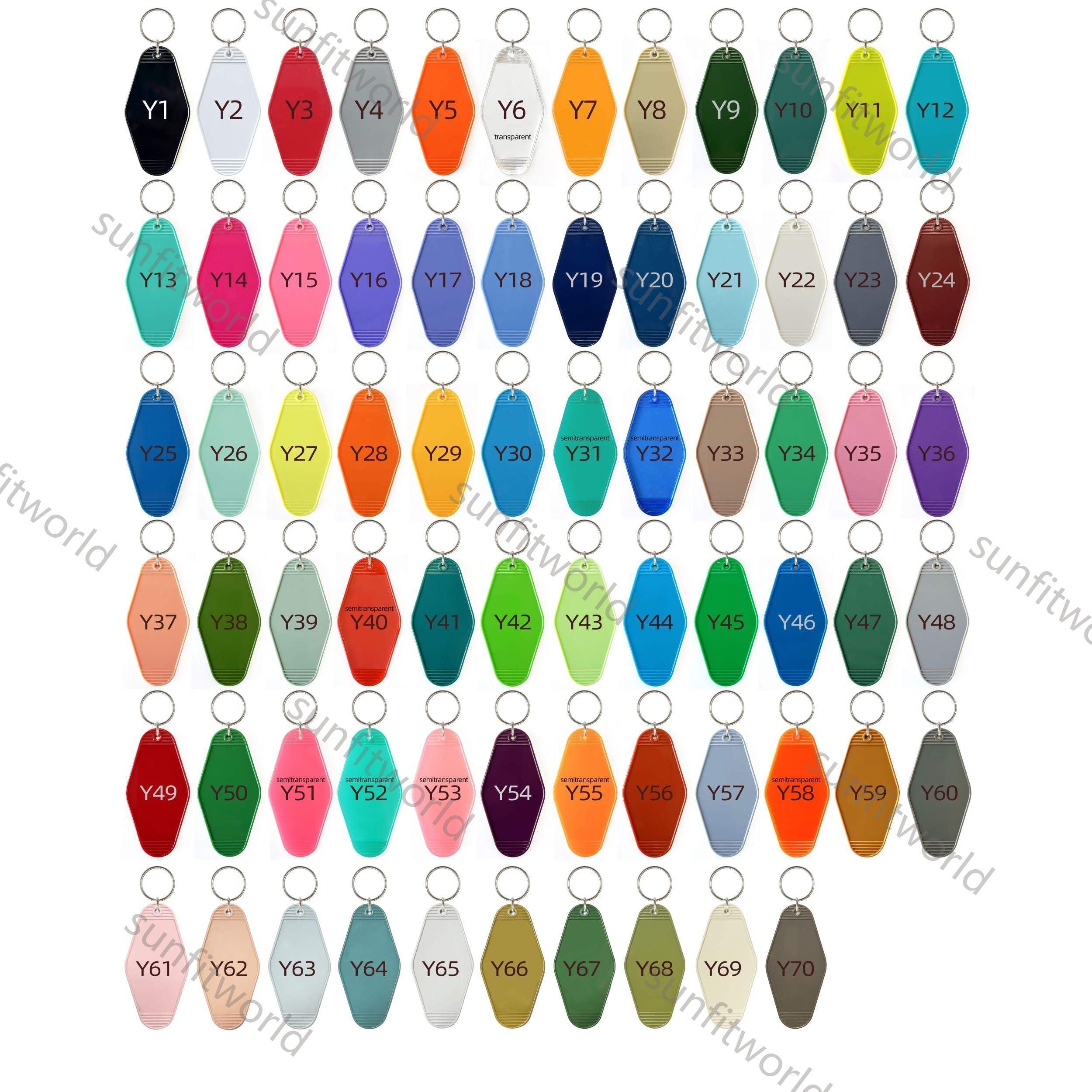 Fast Custom UV Hotel Keychains Bulks Hotel Key Ring For Business Event Giveaway Gifts