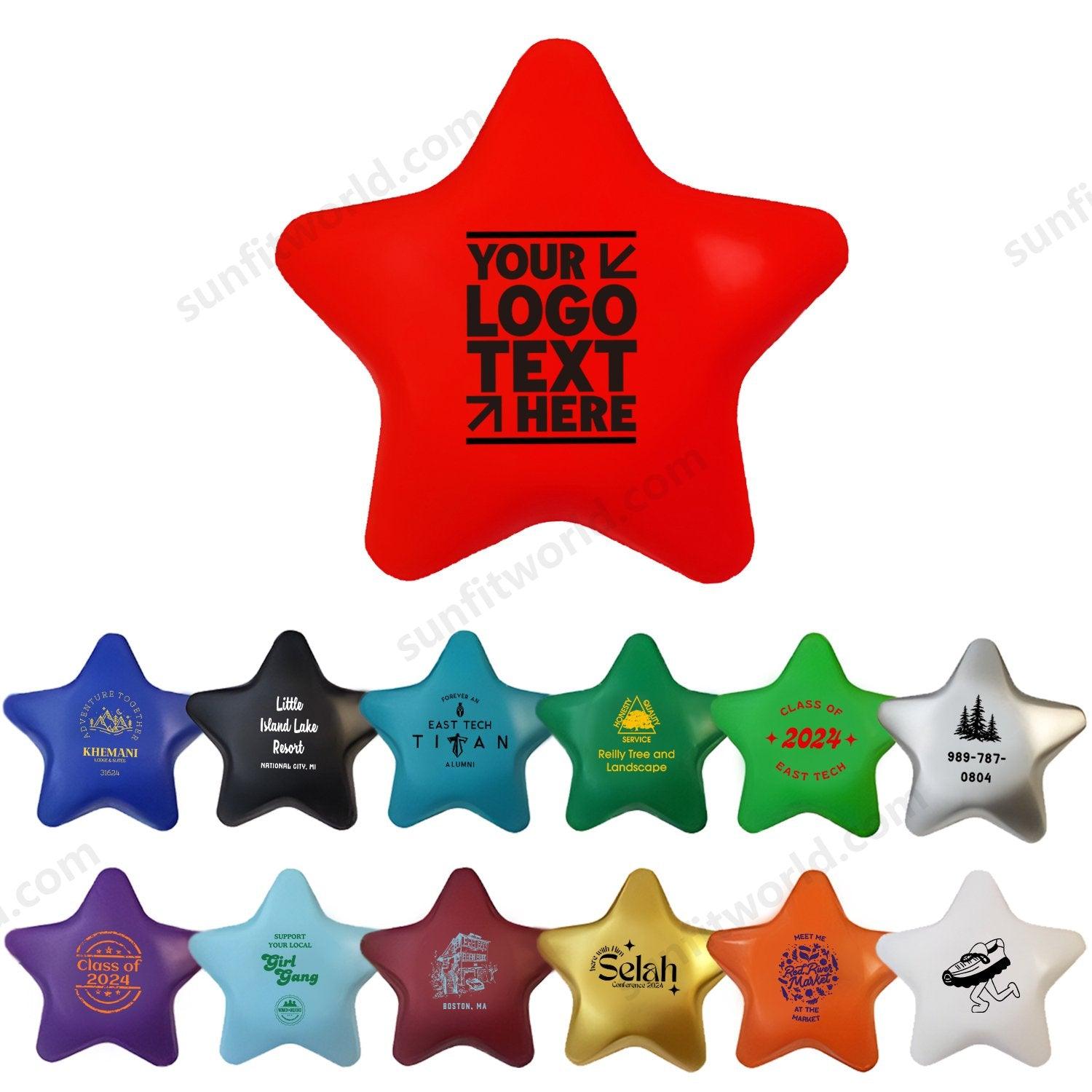 Wholesale Custom Star Shape Pu Foam Stress Reliever Ball With Your Logo