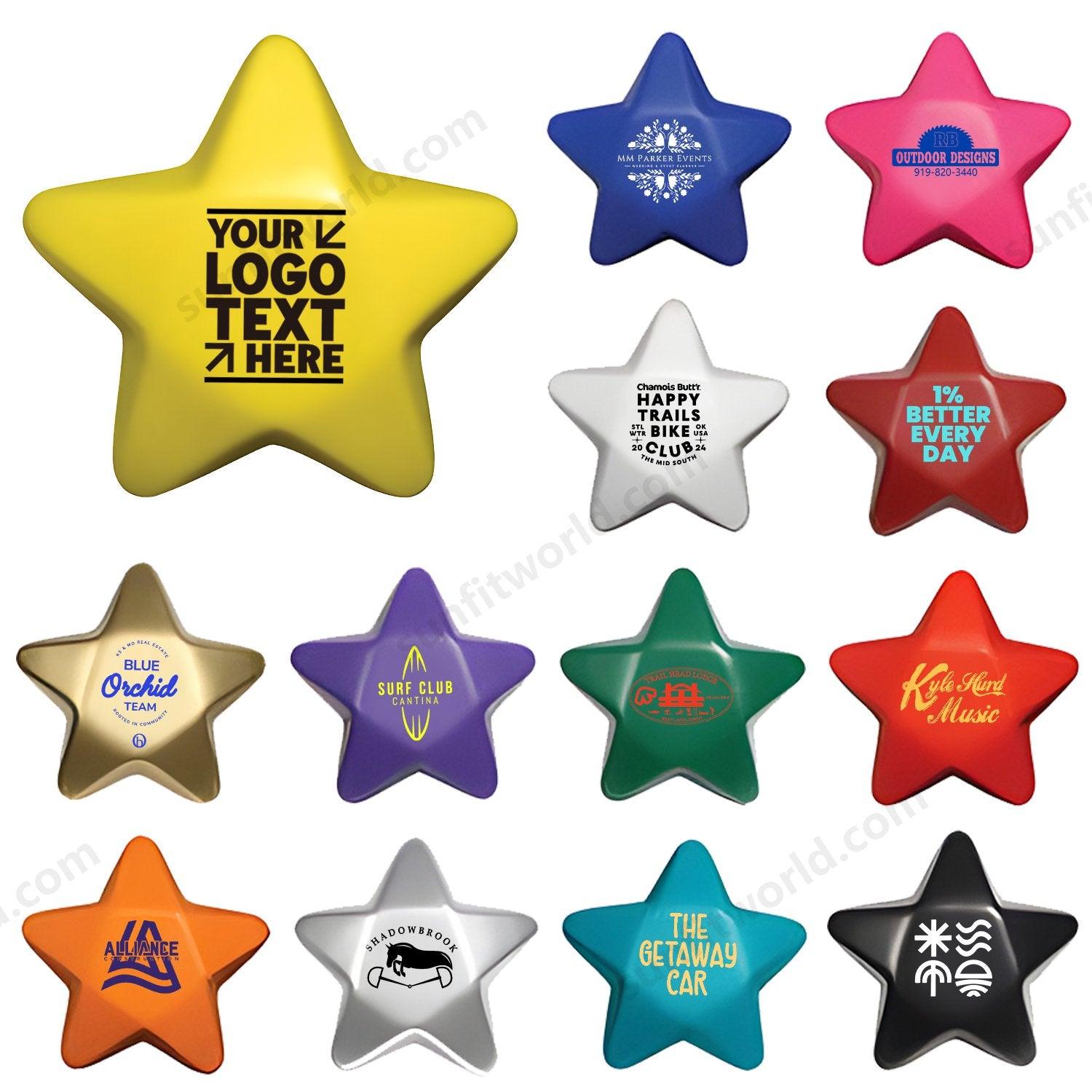 Wholesale Custom Star Shape Pu Foam Stress Reliever Ball With Your Logo