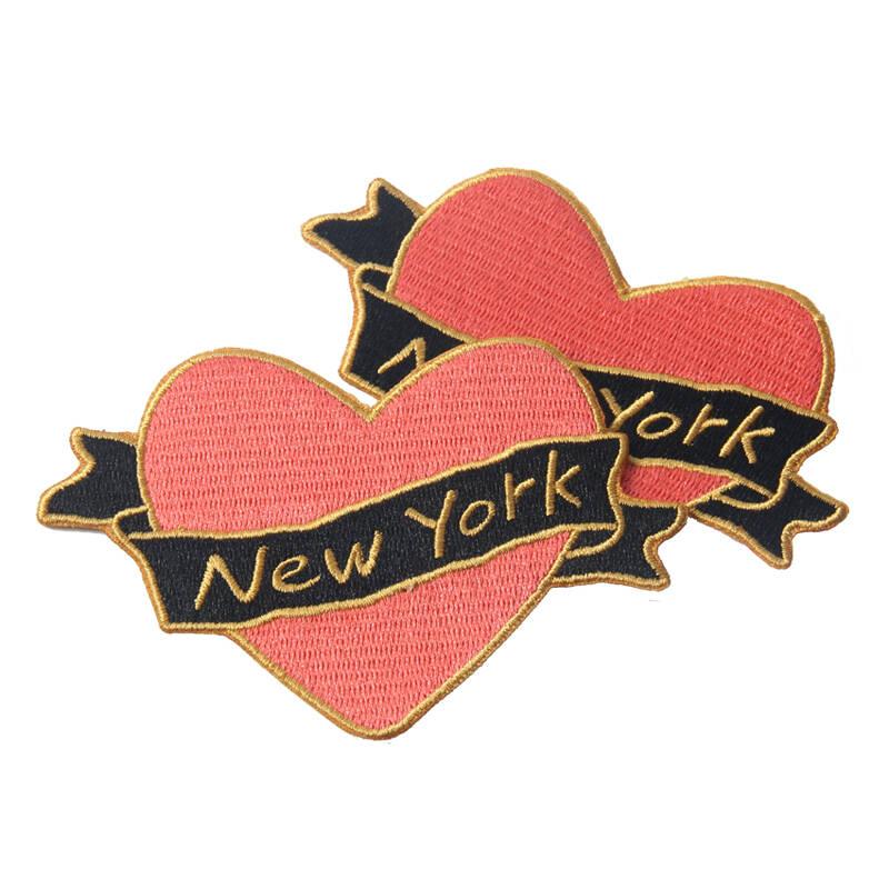 Custom patch embroider name tag patch with hook and loop fasteners or SEW On or Iron on