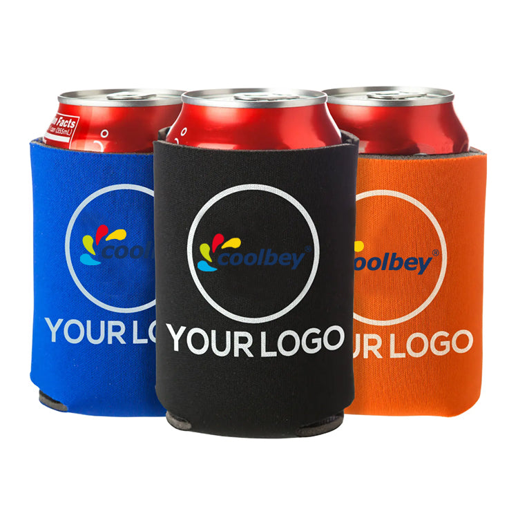 Custom Can Cooler Logo Printed 350ml Wedding Party Can Coozie