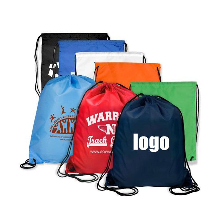 Custom promotional Poly Drawstring Backpack