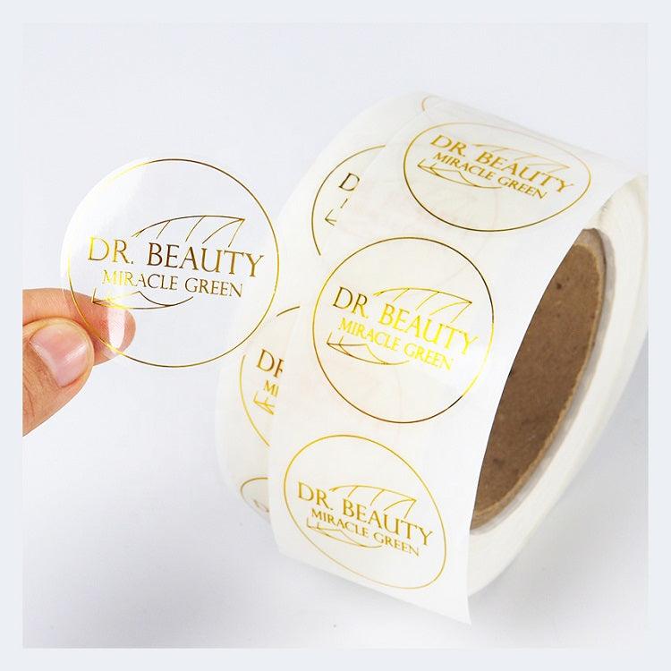 Wholesale Custom Waterproof Vinyl PVC Clear Decorative Logo Decal