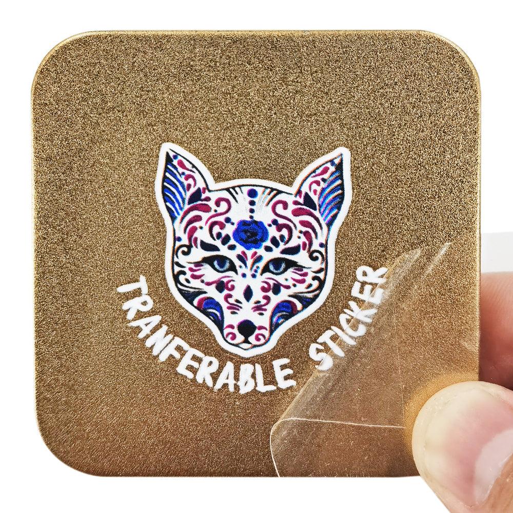 Custom Printing Removable PVC Sticker Transfer Die Cut Logo Decal