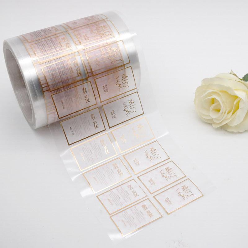 Custom High Quality Adhesive Transparent Packaging Label Sticker Decal
