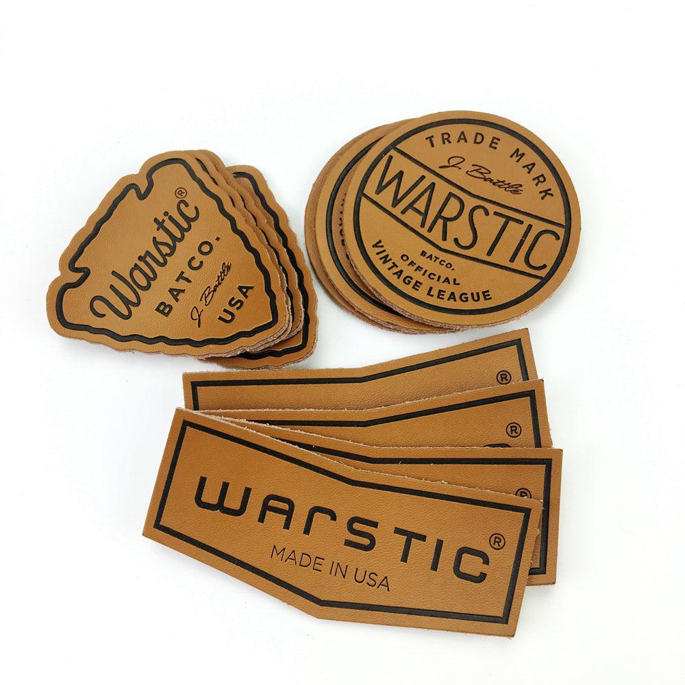 Custom Leather Patches | Round and Square Leather Patches | Laser Engraved