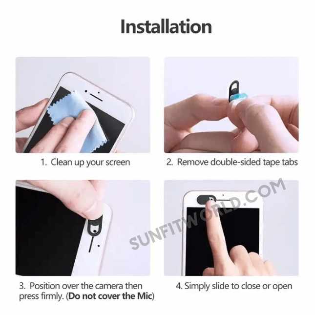 Logo Screen Privacy Protector Computer | Laptop Camera Cover