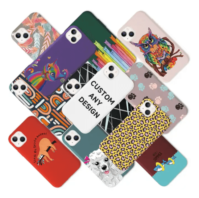 Custom Logo Clear Phone Pouch For Iphone 16 15 14 13x xr Cardholder Cases | Any Phone Cases Model