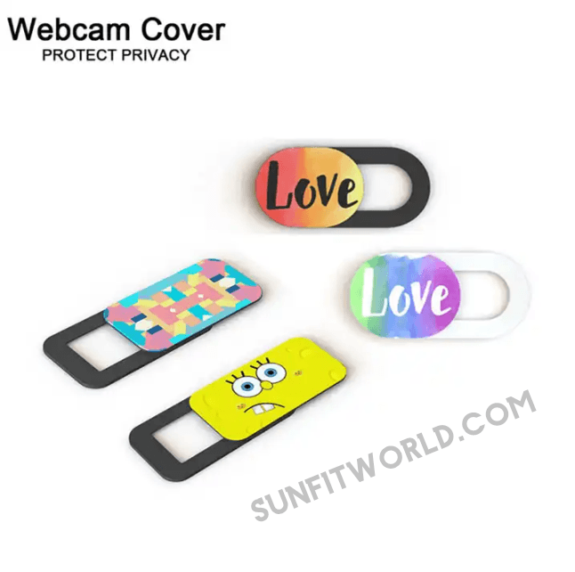 Copriwebcam Universale In Plastica Con Slider – Per Smartphone, Tablet, PC E Laptop (Nero)
