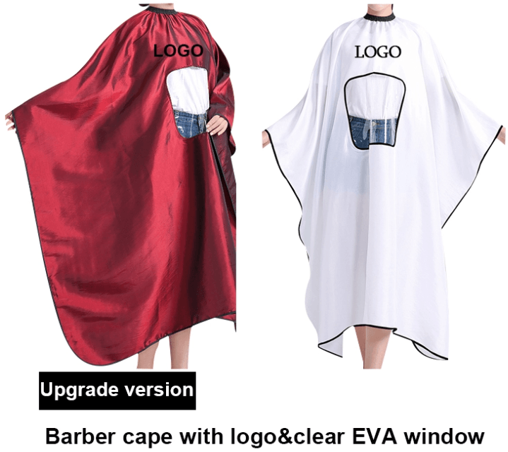 Hairdressing Cloth Cape Gown Transparent