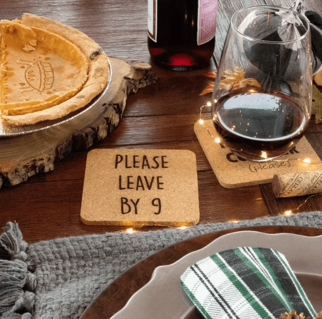 Bulk Personalized Cork Coasters, Wedding Favors for Guests, Custom Coasters, Bridal Shower Gift, Wedding Gift, Business Promotional Items