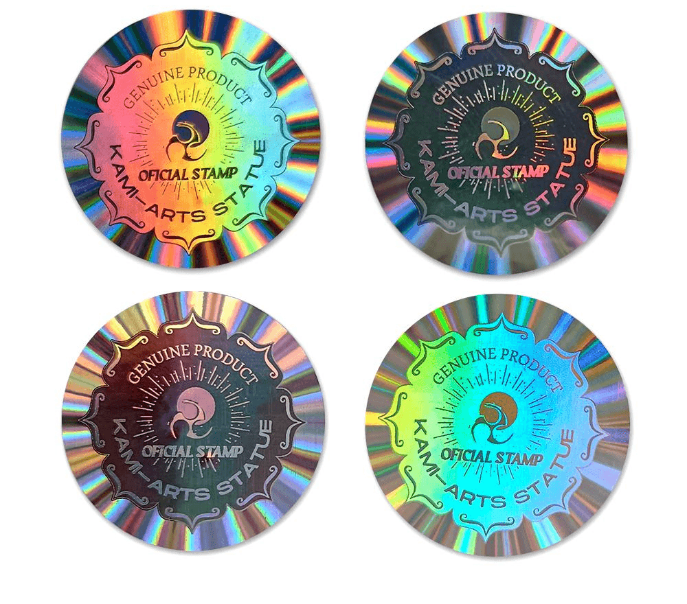 Holographic Logo Stickers Decorative Custom Printed Laser Die Cut Sticker