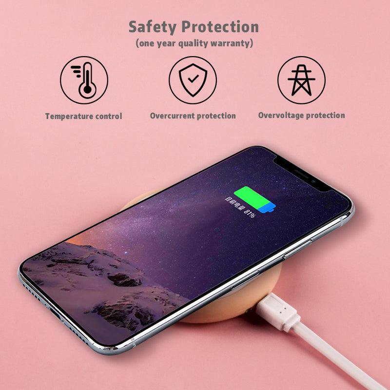 Custom PVC Wireless Charger Enabled Wireless Charging Universal Mobile Phone