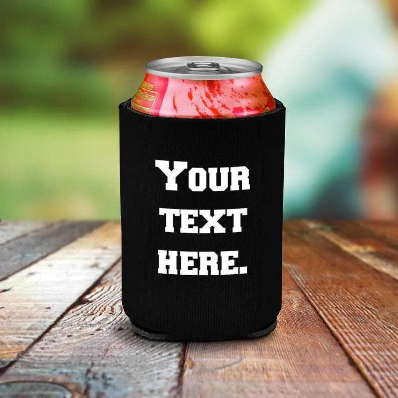 Custom Can Cooler Logo Printed 350ml Wedding Party Can Coozie