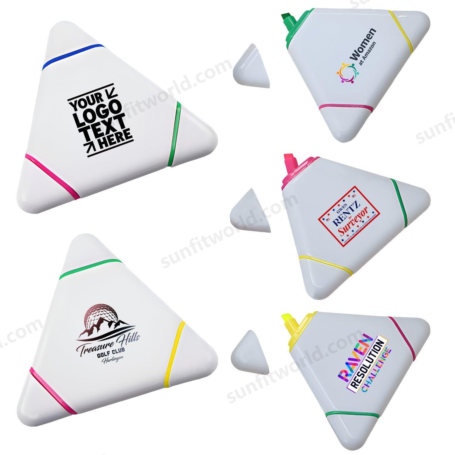 Custom Branded Promotional Triangle Highlighter Pens with Your Logo