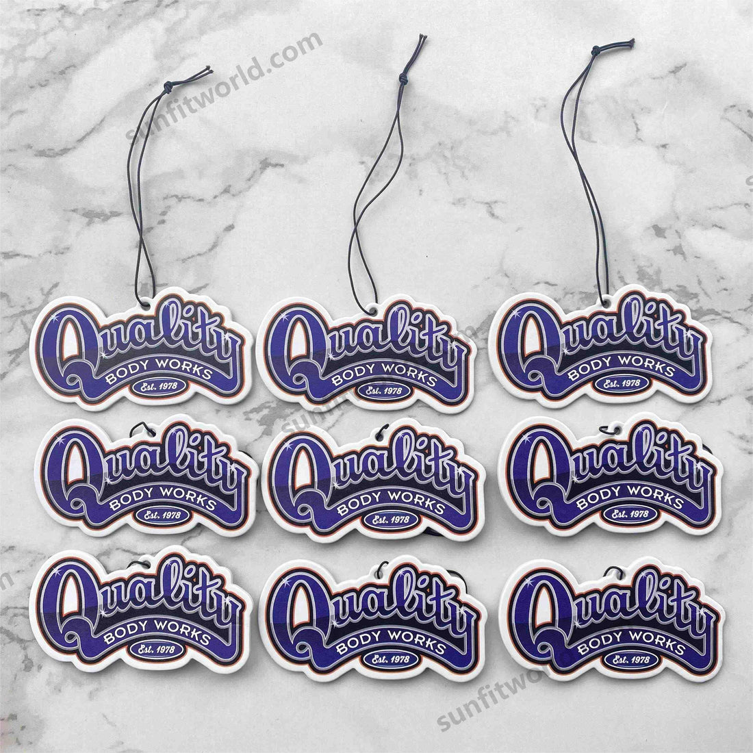 50Personalized Custom Logo Car Air Freshenr Logo Printed Car