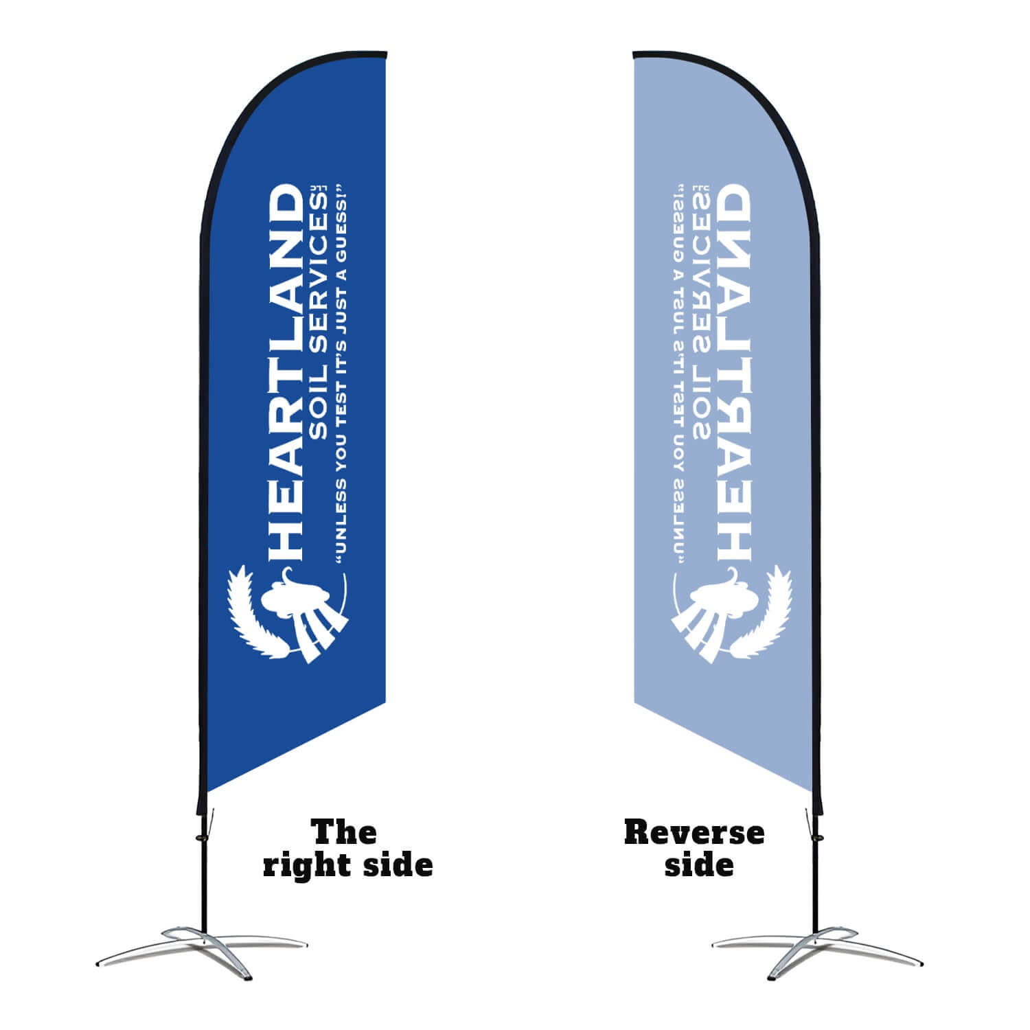 Custom Angled Flag