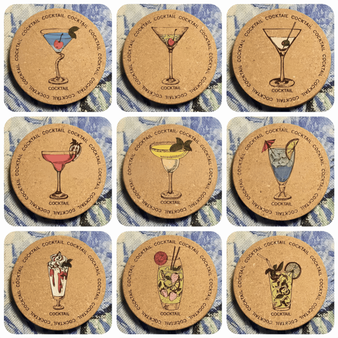 Personalized Cork Coasters bulk