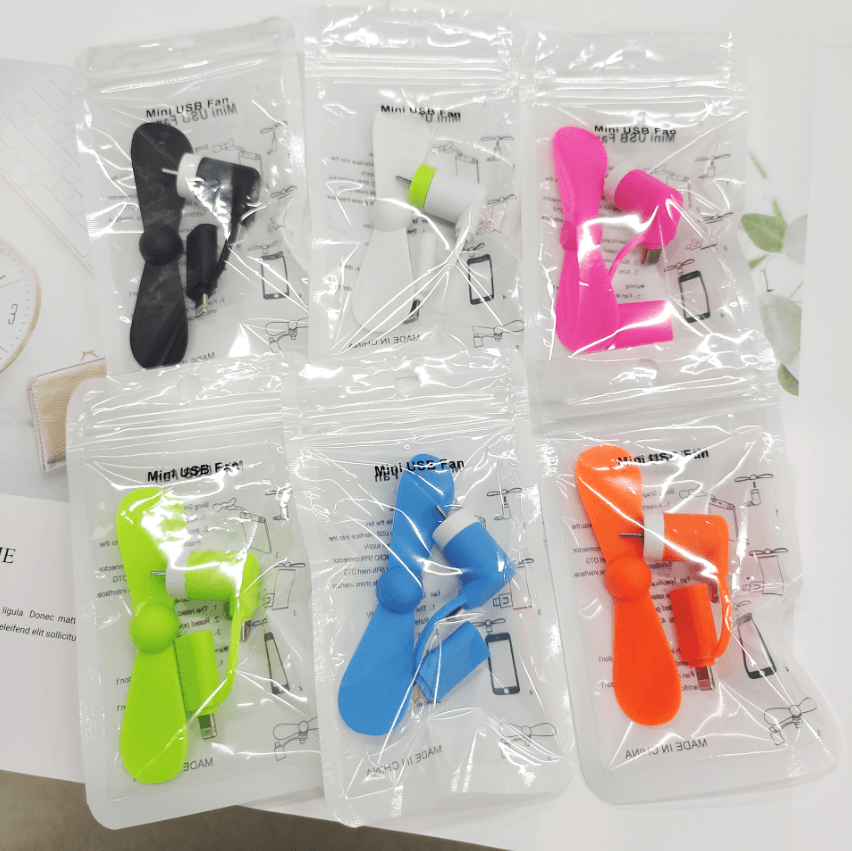 Custom Battery Operated Fan For Iphone | USB Mini Fan Corporate Gift