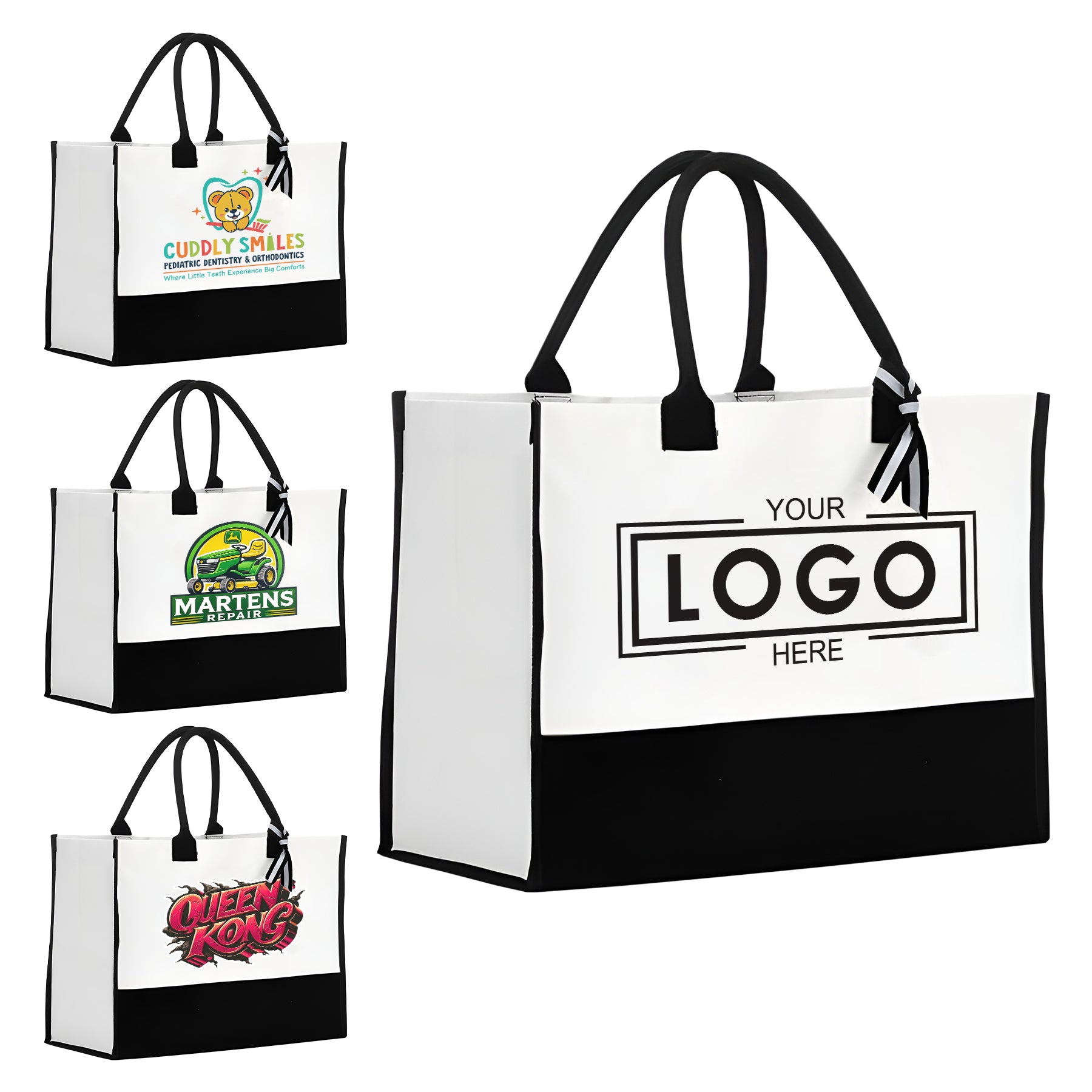Custom Canvas Tote Bag | Bulk Logo Tote Bags for Corporate Events