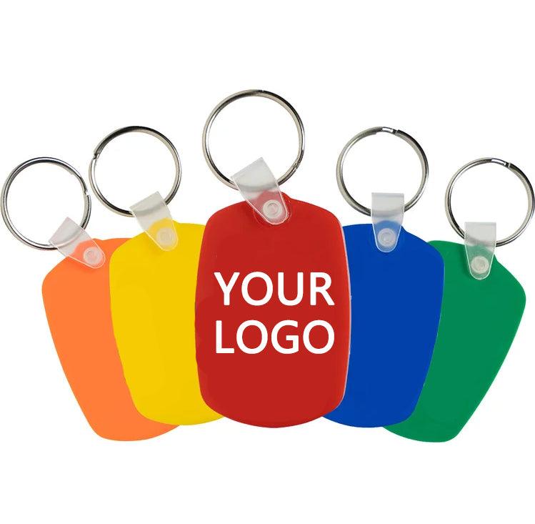 Basic Plastic Keychain Custom Custom Keychains PVC/Plastic Key| Personalized Keychains Key Tags