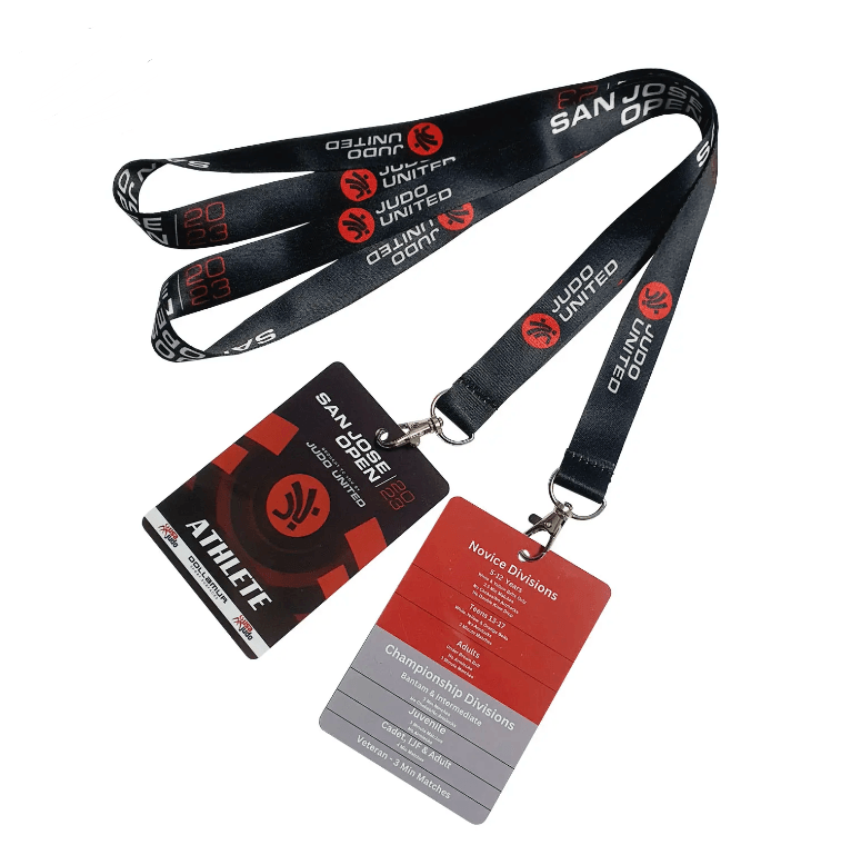 Custom Logo Full Color Lanyards - Full Color Print PVC Card