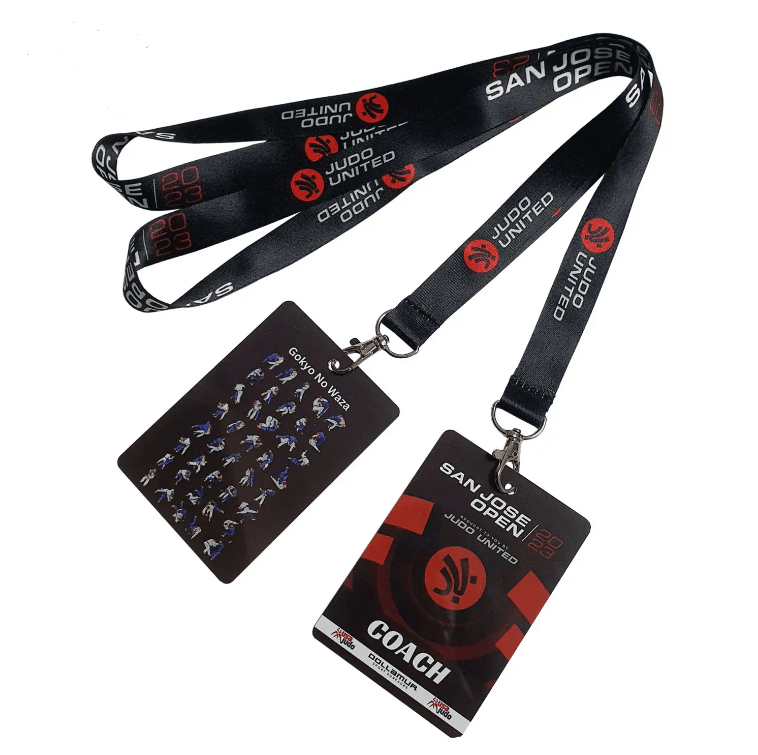 Custom Logo Full Color Lanyards - Full Color Print PVC Card