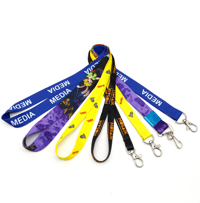 Custom Logo Full Color Lanyards - Full Color Print PVC Card