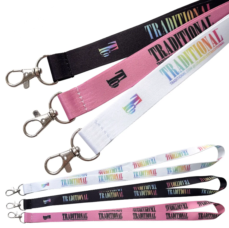 Custom Full Color Sublimation Lanyards - Silicone Card Holder