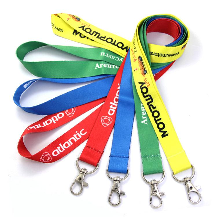 Custom Logo Full Color Dye Sublimation Lanyards