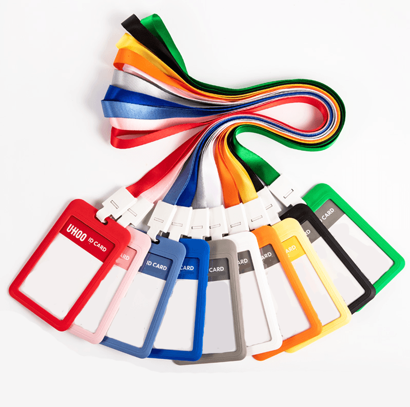 Custom Full Color Sublimation Lanyards - Silicone Card Holder