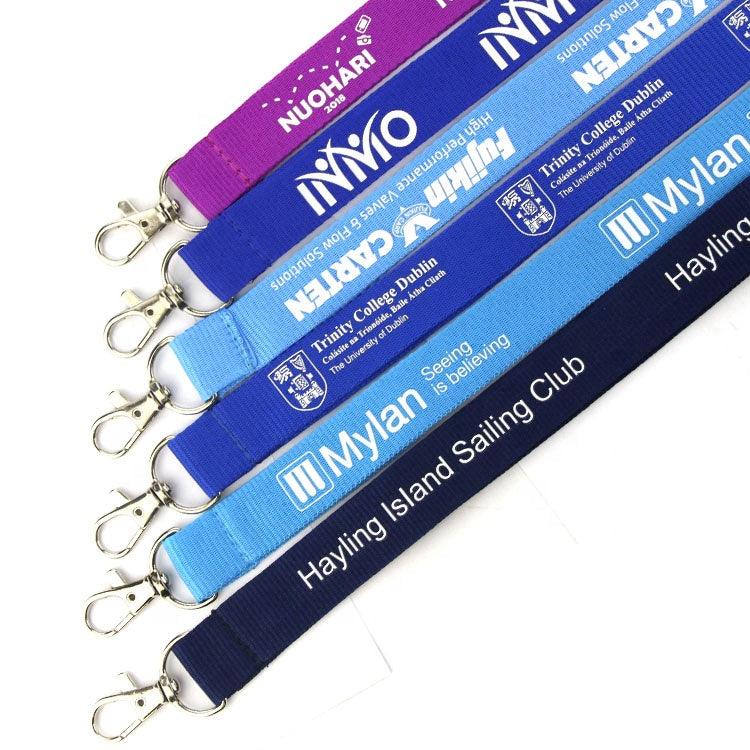 Custom Logo Full Color Dye Sublimation Lanyards