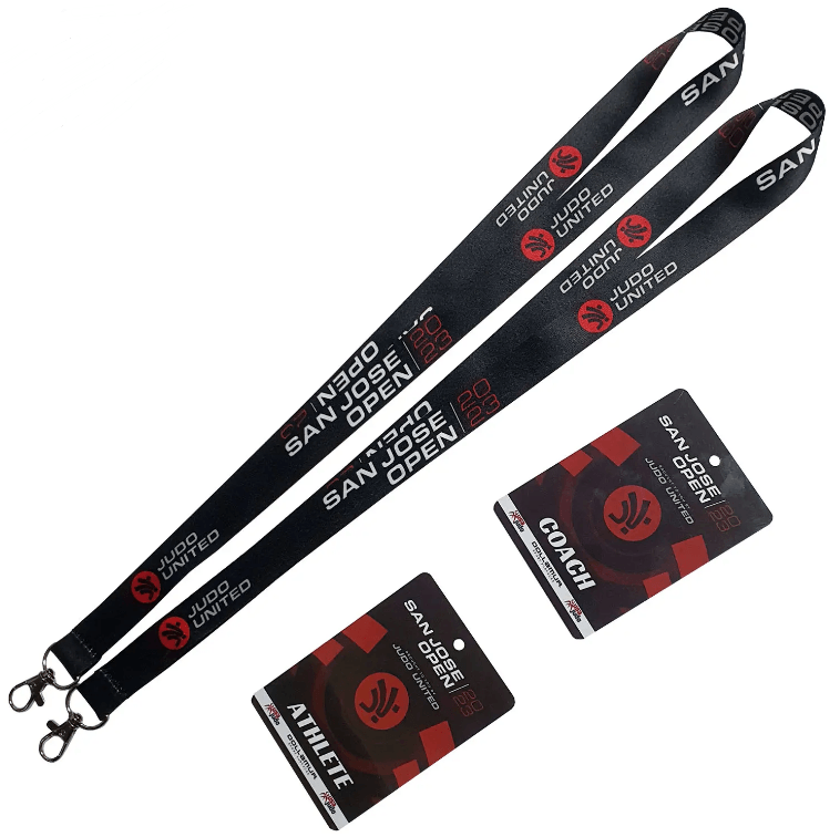 Custom Logo Full Color Lanyards - Full Color Print PVC Card