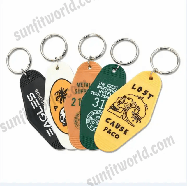Fast Custom UV Hotel Keychains Bulks Hotel Key Ring For Business Event Giveaway Gifts