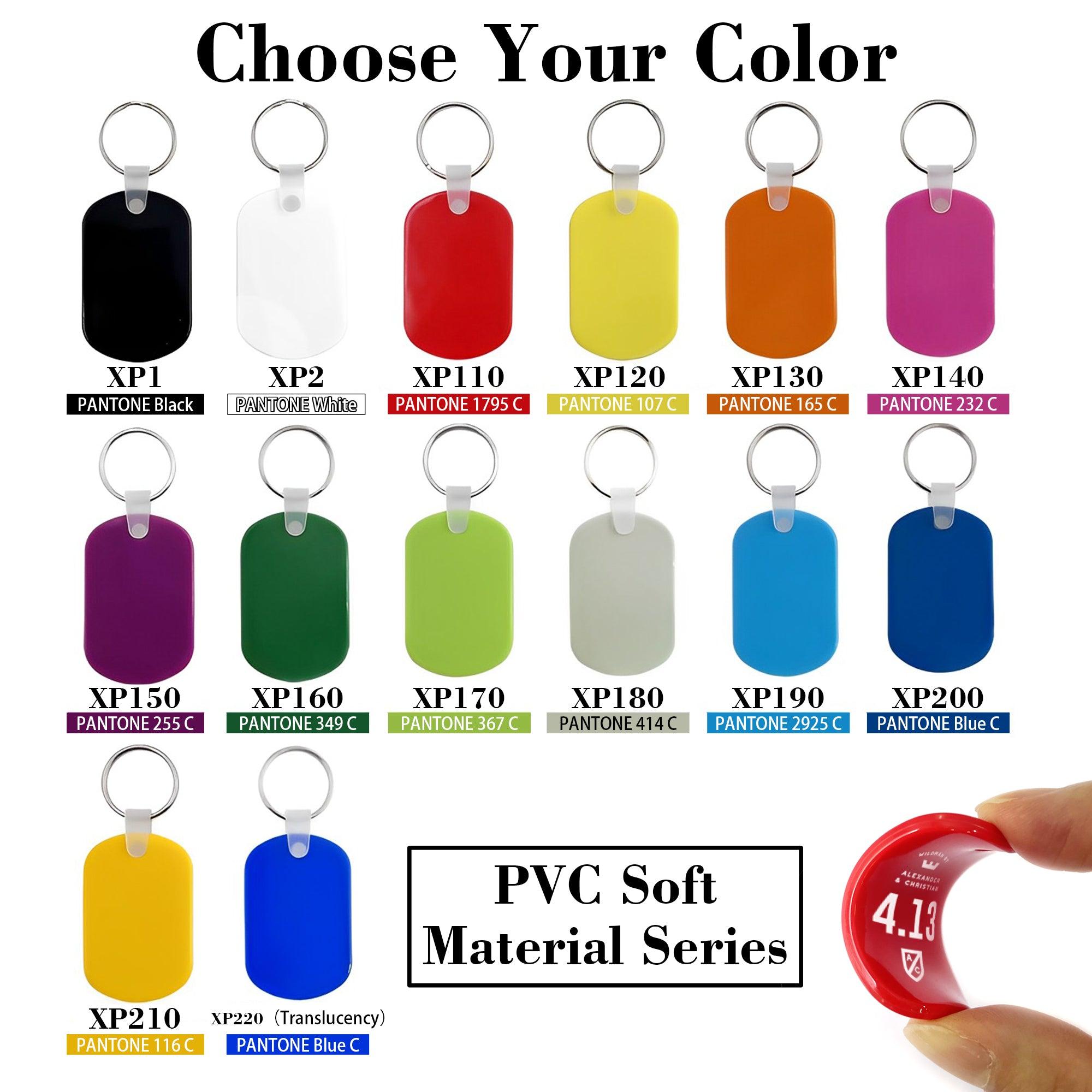 Custom Keychains PVC/Plastic Key| Personalized Keychains Key Tags