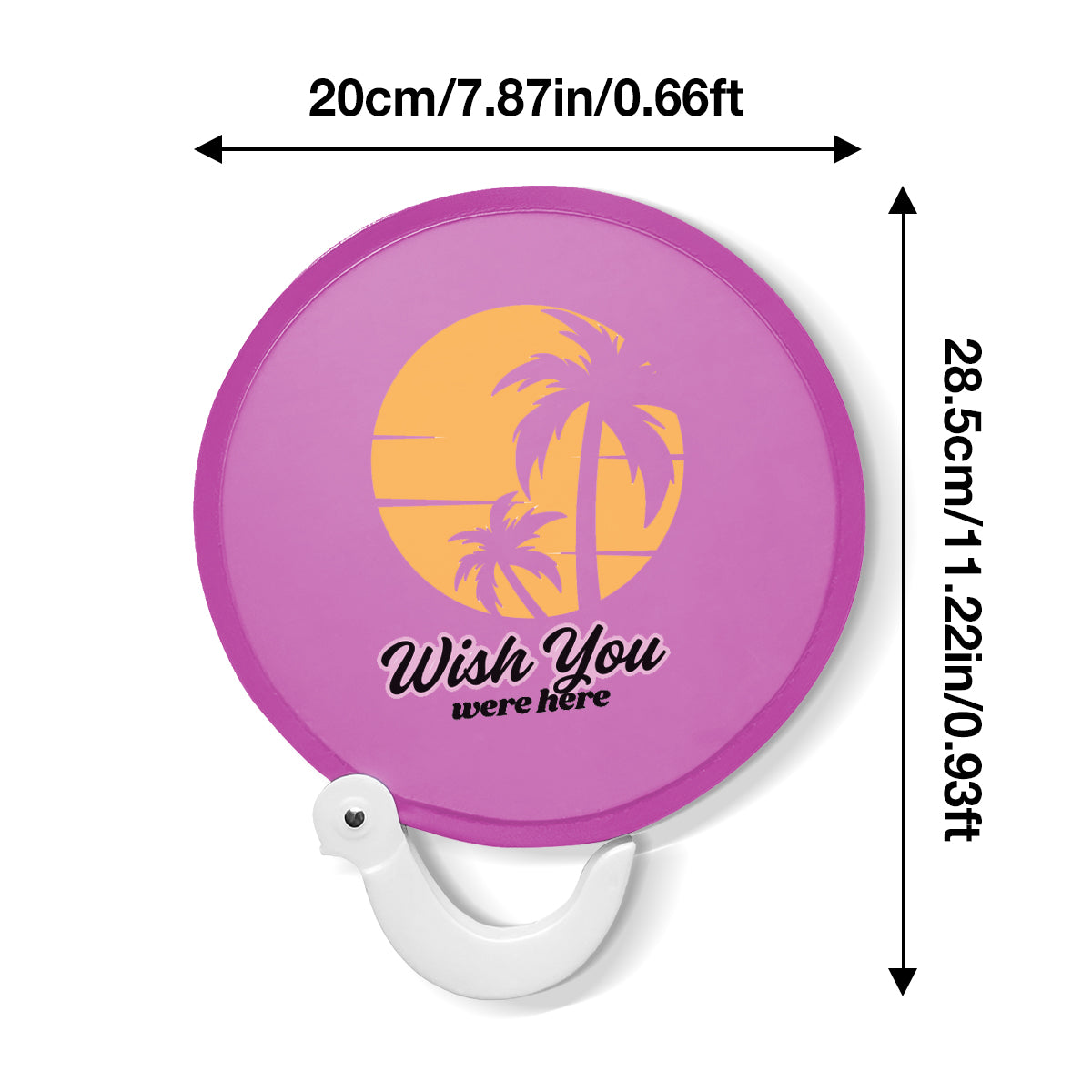 Custom Twist Fold Hand Fans | Collapsible Nylon Promotional Fans with Handle