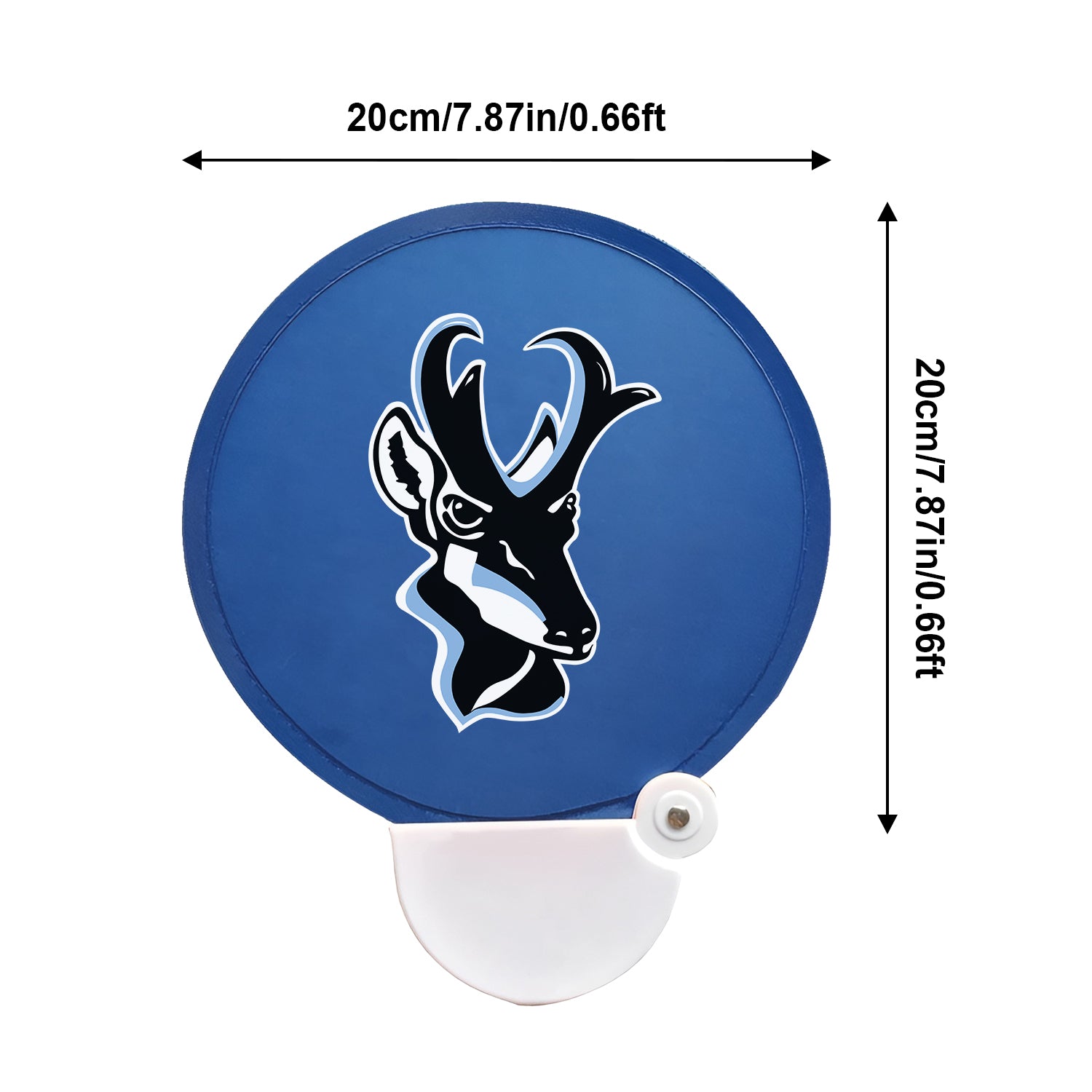 Custom Collapsible Hand Fans | Bulk Twist Fold Nylon Promotional Fans with Handle