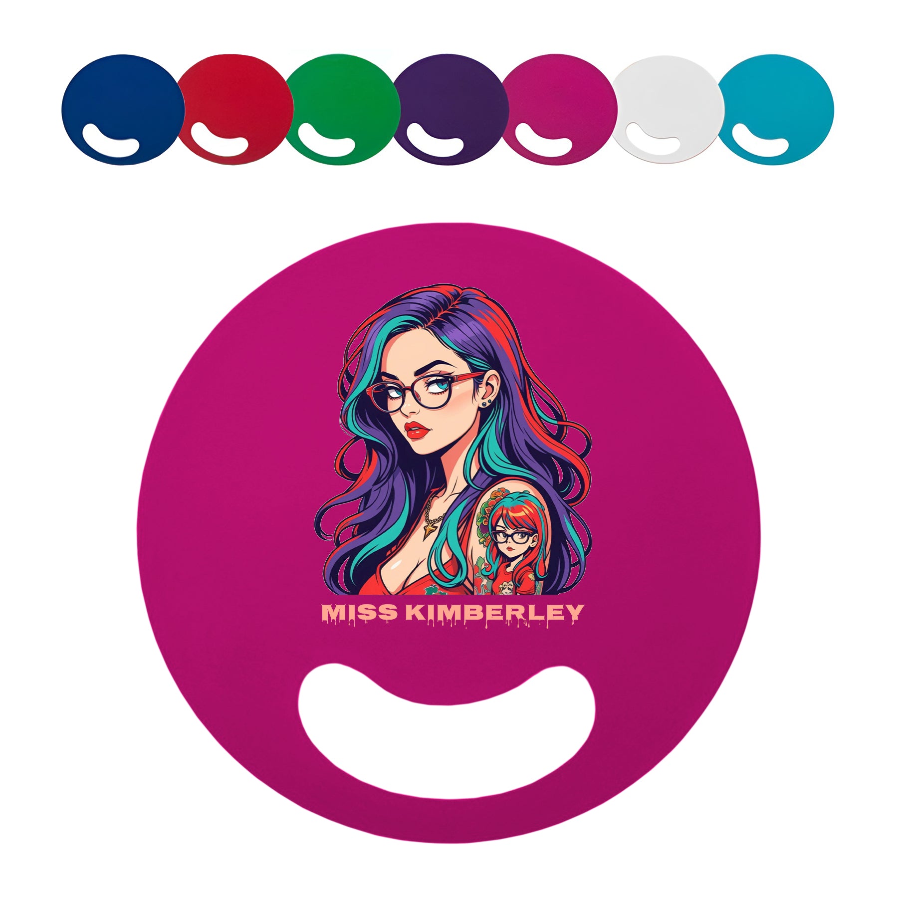 Custom Printed Round Hand Fans | Promotional Plastic Fans with Logo for Events & Marketing Campaigns