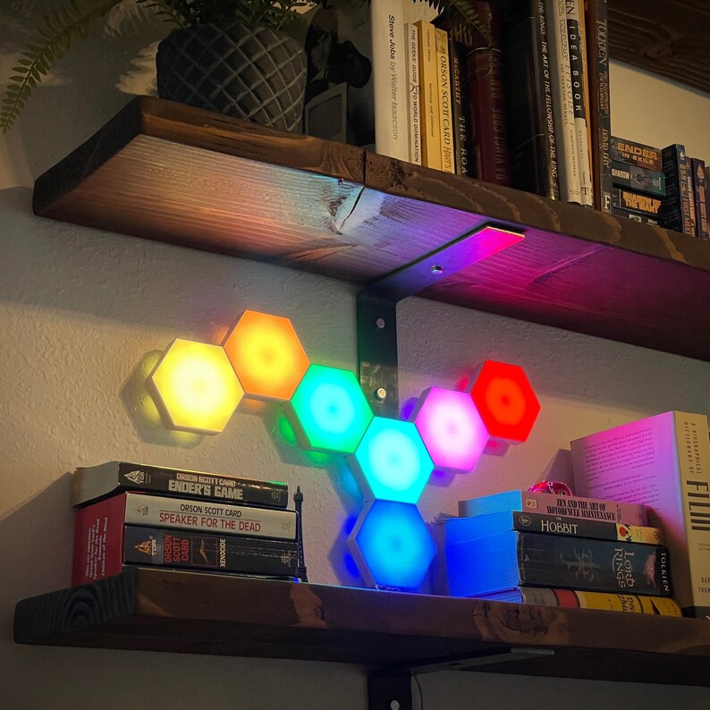 Hexagon Wall light Set  - DIY Any Letters  Shape