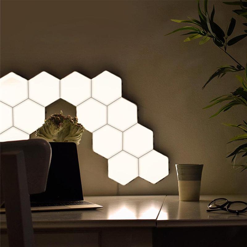 Hexagon Wall light Set  - DIY Any Letters  Shape