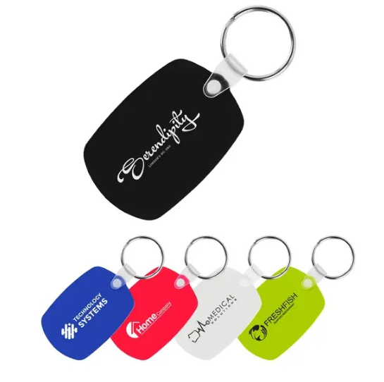 Custom Keychains PVC/Plastic Keyring Promotionals | Personalized Keychains Key Tags Promotional Product