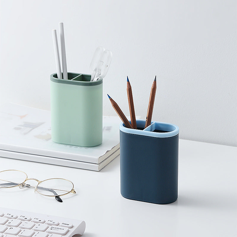 Custom Logo Pen Holder Pen Buckets Personalized Desk Caddy Multi-Functional Box