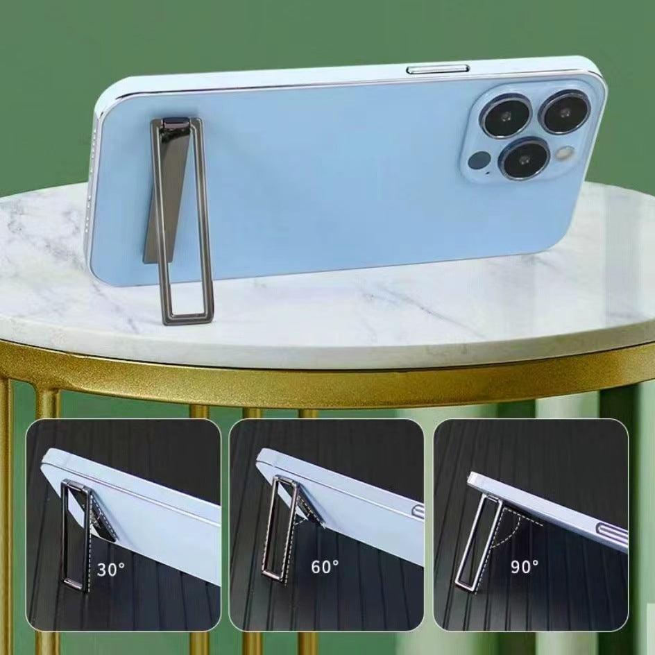Mini Hollow Phone Kickstand | Folding Invisible Portable Cell Phone Stand