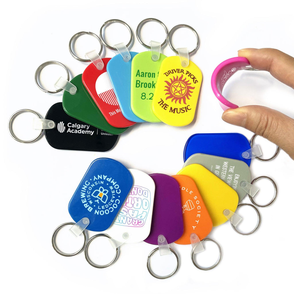 Custom Keychains PVC/Plastic Keyring Promotionals | Personalized Keych