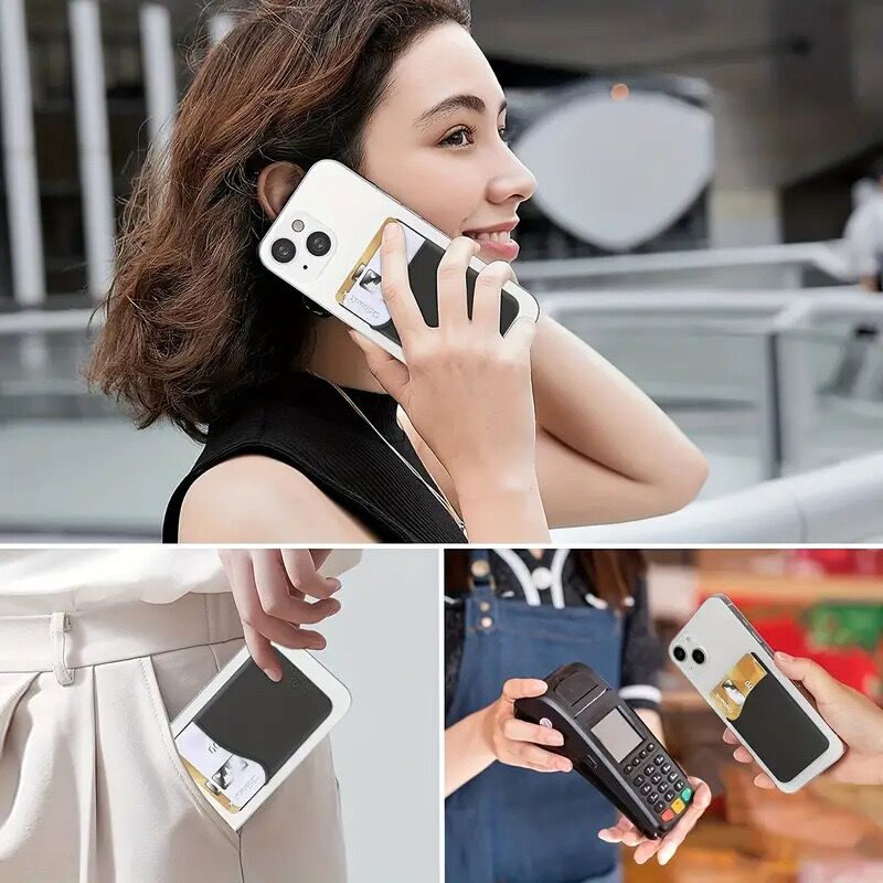 Custom Full Color Printing Silicone Phone Wallet