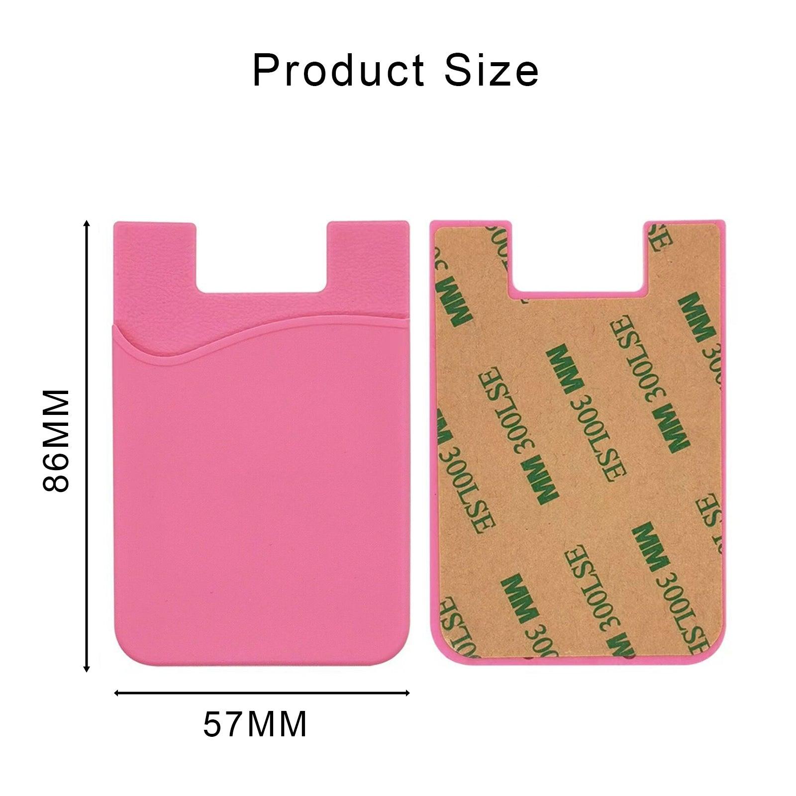 Custom Full Color Printing Silicone Phone Wallet