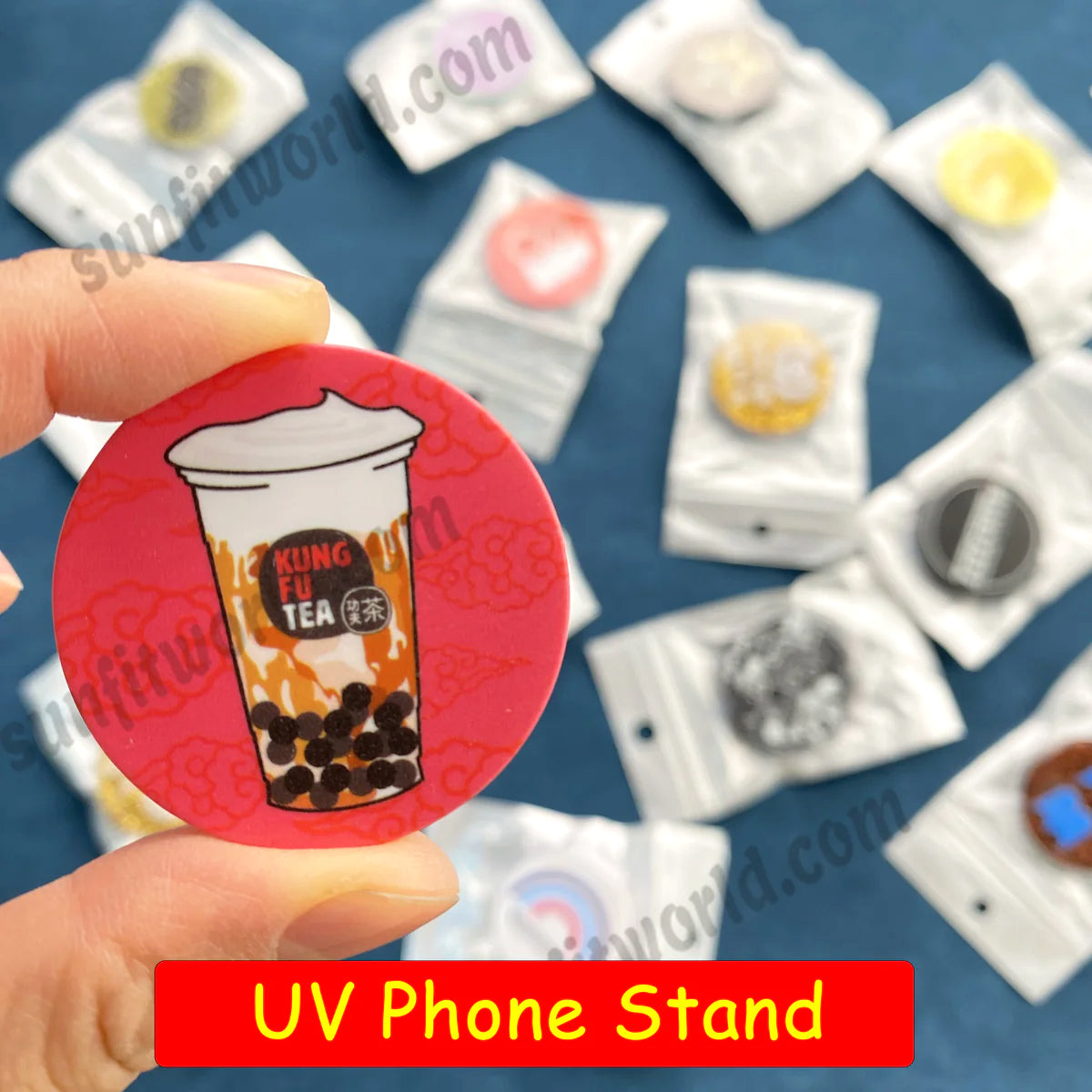 30pcs Low MOQ Custom Phone Stand | Personalized Pop Phone Grip Socket Holder For Business Promotion