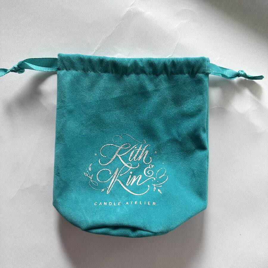 Custom Velvet Round Bottom Drawstring Bags | Logo Printed Gift Pouches